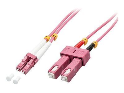 Cable Lindy LWL-Duplex LC/SC OM4 1m_thumb