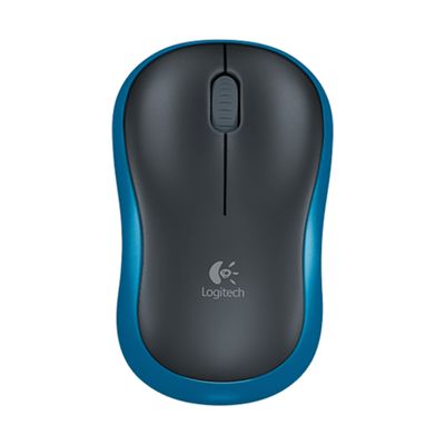 Logitech Mouse M185 - Black/Blue_thumb