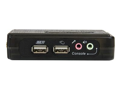 StarTech.com 2 Port USB VGA KVM Switch - Single VGA - Hot-key & Audio Support - 2048x1536 @60Hz KVM Switch - KVM Video Switch (SV211KUSB) - KVM / audio switch - 2 ports_2