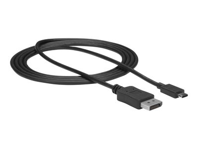 StarTech.com USB-C auf DisplayPort Adapter Kabel - 1,8 m - Thunderbolt 3 kompatibel - Schwarz - 4K 60Hz - CDP2DPMM6B - externer Videoadapter - STM32F072CBU6 - Schwarz_2