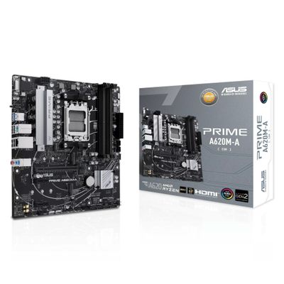 ASUS Mainboard PRIME A620M-A-CSM - Micro-ATX - Socket AMD AM5 - AMD A620_1