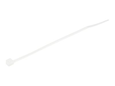StarTech.com Kabelbinder 100x2 mm - Selbstsichernde Nylon-Kabelbinder mit Gebogener Spitze, Bündeldurchmesser bis zum 22 mm, 8 kg Zugfestigkeit, 94V-2/UL, 100 Stück - Weiß (CBMZT4N) - Kabelbinder - TAA-konform_2