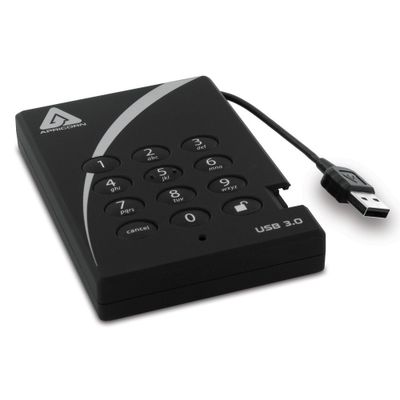 Apricorn Hard Drive A25-3PL256-500 - 500GB - USB 3.0 - Black_2