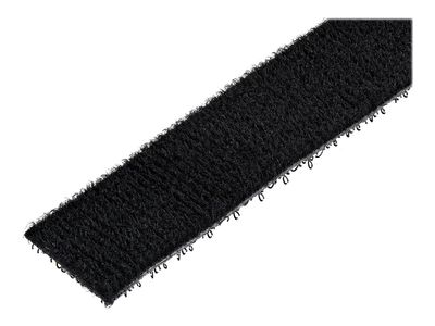 StarTech.com 25ft. Hook and Loop Roll - Cut-to-Size Reusable Cable Ties - Bulk Industrial Wire Fastener Tape - Adjustable Fabric Wraps - Black (HKLP25) - cable tie roll_5