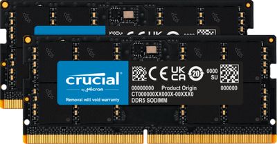 Crucial RAM - 96 GB (2 x 48 GB Kit) - DDR5 5600 SODIMM CL46_thumb