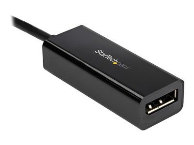 StarTech.com 8K USB C to DisplayPort Adapter - USB Type C to DP 1.4 Alt Mode Video Converter - 8K/5K/4K HBR3 USB C to DisplayPort Monitor - external video adapter - black_4