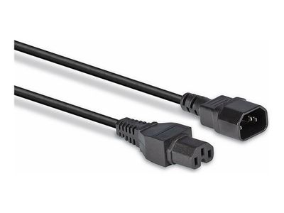 Lindy power extension cable Hot Condition Type - IEC 60320 C14 to IEC 60320 C15 - 2 m_4