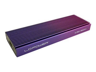 LC Power LC-M2-C-MULTI-4 - storage enclosure - M.2 Card (PCIe NVMe & SATA) - USB 3.2 (Gen 2x1)_1