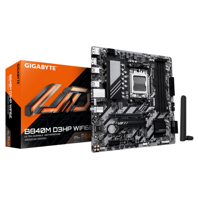 GIGABYTE Mainboard B840M D3HP WIFI6E - Micro ATX - Socket AM5 - AMD B840_thumb