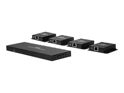 LINDY Cat.6 HDMI & IR Splitter Extender with Loop Out - video/audio/infrared extender_2