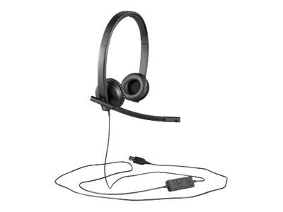 Logitech On-Ear Stereo Headset H570e USB_3
