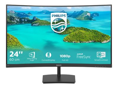 Philips Curved LED-Display E-line 241E1SCA - 61 cm (24") - 1920 x 1080 Full HD_thumb