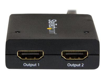 StarTech.com HDMI Cable Splitter - 2 Port - 4K 30Hz - Powered - HDMI Audio / Video Splitter - 1 in 2 Out - HDMI 1.4 - video/audio splitter - 2 ports_6