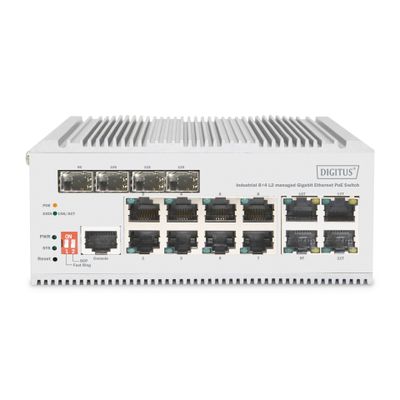 DIGITUS - switch - industrial, L2 - 8 ports - managed_2