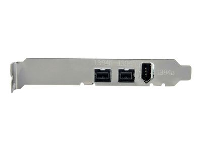 StarTech.com 3 Port 2b 1a 1394 PCI Express FireWire Card Adapter - 1394 FW PCIe FireWire 800 / 400 Card (PEX1394B3) - FireWire adapter - PCIe - 2 ports_4