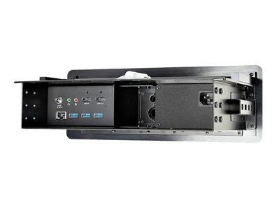 StarTech.com Tischanschlussfeld mit A/V- und Power-Modulen und Kabelmanagement - 4K - HDMI, DP und VGA - Dockingstation - USB - VGA, HDMI, DP_6