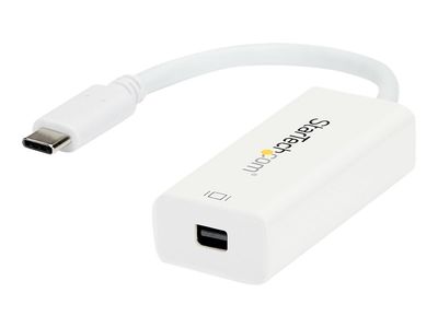 StarTech.com USB-C auf Mini DisplayPort Adapter - 4K 60Hz - Weiß - externer Videoadapter - weiß_3