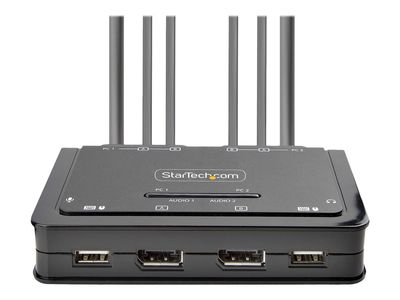 StarTech KVM Switch - 2-Port Dual Monitor DisplayPort - 4K - 60Hz_2
