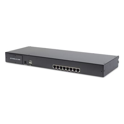 KVM Konsole 17" Digitus 8-Port CAT5 FR black_4