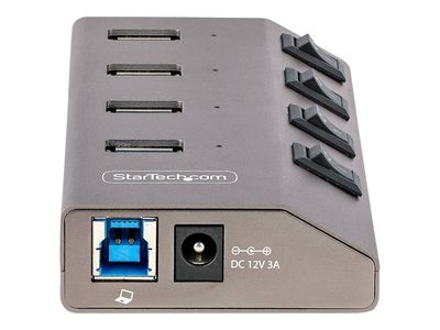 StarTech.com 4-Port Self-Powered USB-C Hub with Individual On/Off Switches, USB 3.0 5Gbps Expansion Hub w/Power Supply, Desktop/Laptop USB-C to USB-A Hub, 4x BC 1.2 (1.5A), USB Type C Hub - USB-C/A Host Cables (5G4AIBS-USB-HUB-EU) - Hub - 4 Anschlüsse_6