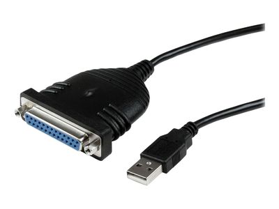 StarTech.com USB auf Parallel Adapter Kabel 1,8m - Centronics / DB25/ IEEE1284 Druckerkabel zu USB - Stecker / Stecker - Parallel-Adapter_1