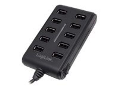 LogiLink USB 2.0 Hub 10-Port - Hub - 10 Anschlüsse_thumb