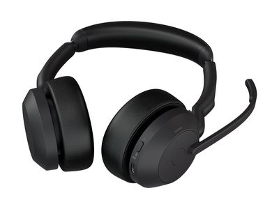 Jabra Over-Ear Headset Evolve2 55 UC Stereo with charging stand_4
