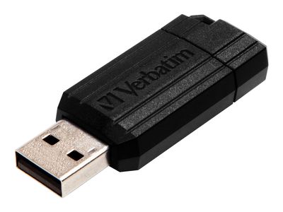 Verbatim USB-Stick PinStripe - USB 2.0 - 64 GB - Schwarz_thumb