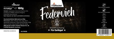 FireRocket Federvieh Gewürzmischung 180g Dose_6