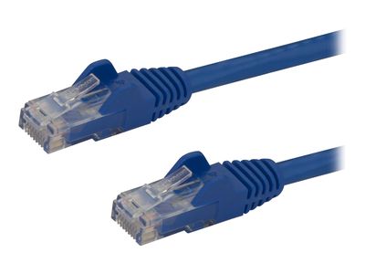 StarTech.com 2m CAT6 Ethernet Cable - Blue Snagless Gigabit CAT 6 Wire - 100W PoE RJ45 UTP 650MHz Category 6 Network Patch Cord UL/TIA (N6PATC2MBL) - patch cable - 2 m - blue_thumb