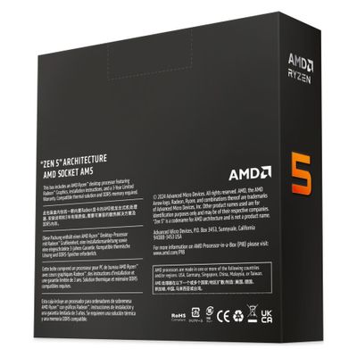 AMD Ryzen 5 9600X - 6x - 3.90 GHz - So.AM5_3