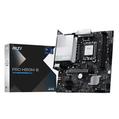 MSI Mainboard PRO H810M-B - Micro ATX - Socket LGA1851 - Intel H810_thumb