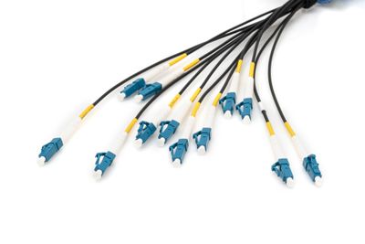 Digitus Pre-assembled Fiberglass Universal Breakout Cable, Single Mode OS2, 12 Fibers, LC/UPC - LC/UPC_4