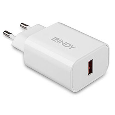 Lindy 73412 Ladegerät für Mobilgeräte Smartphone, Tablets Weiß AC Schnellladung Drinnen, Draußen_thumb