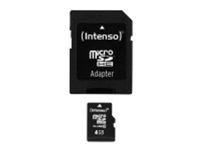Intenso Class 10 - flash memory card - 4 GB - microSDHC_thumb