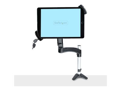 StarTech.com VESA Mount Adapter for Tablets 7.9 to 12.5in - Up to 2kg (4.4lb) - 75x75/100x100 VESA Patterns - Universal Anti-Theft Tablet VESA Mount Clamp - Secure Tablet Mount - Black mounting kit - for tablet - black_thumb