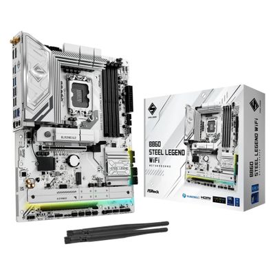 ASRock B860 STEEL LEGEND WIFI - Motherboard - ATX - LGA1851-Sockel - B860_thumb