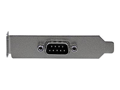 StarTech.com 9 Pin Serial Male to 10 Pin Motherboard Header LP Slot Plate - Serial panel - DB-9 (M) to 10 pin IDC (F) - 9.1 in - gray - PLATE9MLP - serial panel - 23 cm_2