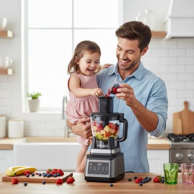 Ninja with Auto-iQ BN800EU - food processor - 1200 W - black/silver_3