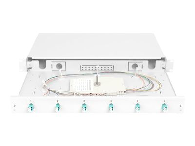 DIGITUS Professional fiber-optic splice box - 1U - 19"_4