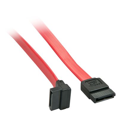 Lindy 33351 SATA-Kabel 0,5 m SATA 7-pin Schwarz, Rot_thumb