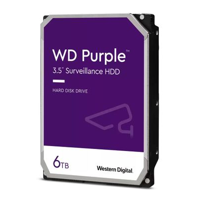 WD Hard Drive Purple WD64PURZ - 6 TB - 3.5" - SATA 6 GB/s_1