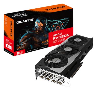 GIGABYTE GAMING Radeon RX 7600 OC 8G AMD 8 GB GDDR6_thumb