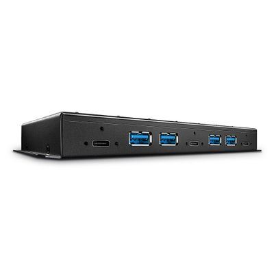 Lindy 43275 Schnittstellen-Hub USB 3.2 Gen 2 (3.1 Gen 2) Type-A 10000 Mbit/s Schwarz_thumb