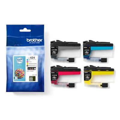 Brother ink cartridges multipack LC-424VAL - pack of 4 - black, cyan, magenta, yellow_1