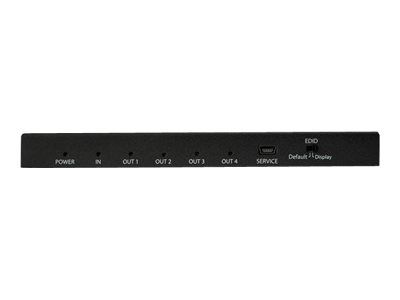 StarTech.com HDMI Splitter - 4-Port - 4K 60Hz - HDMI Splitter 1 In 4 Out - 4 Way HDMI Splitter - HDMI Port Splitter (ST124HD202) - video/audio splitter - 4 ports_4