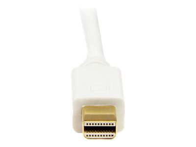StarTech.com 6 ft Mini DisplayPort to DVI Adapter Cable - Mini DP to DVI Video Converter - MDP to DVI Cable for Mac / PC 1920x1200 - White (MDP2DVIMM6W) - DisplayPort cable - 1.82 m_2