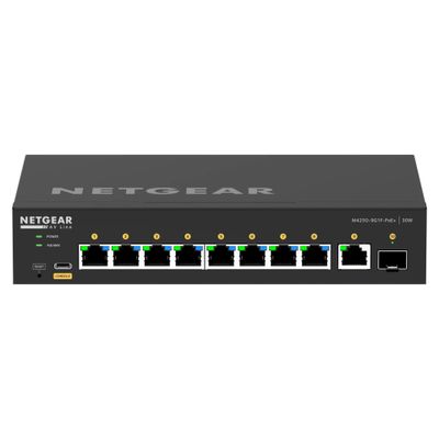 NETGEAR AV Line M4250-9G1F-PoE+ - Switch - 10 Anschlüsse - managed_thumb