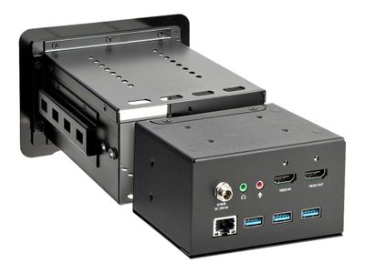 StarTech.com Dockingstation für Konferenzräume - Universelles Laptop Dock - 4K HDMI, 60W PD, USB Hub, GbE, Audio In-Table Connectivity Box für Huddle/Boardroom Collaboration Space (KITBZDOCK) - Dockingstation - USB-C / USB 3.0 - HDMI - 1GbE - TAA-konform_10