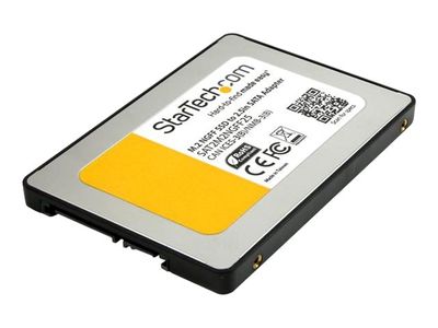 StarTech.com M.2 (NGFF) SSD to 2.5in SATA III Adapter - Up to 6 Gbps - M.2 SSD Converter to SATA with Protective Housing (SAT2M2NGFF25) - storage controller - SATA 6Gb/s - SATA_1